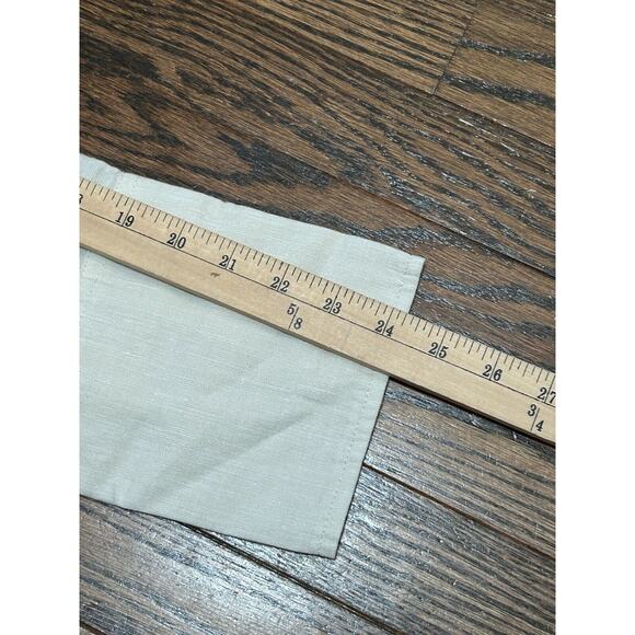 NWT J.Crew Women's Ivory Linen Textured Long Sleeves Button Up Shirt Size XL - Picture 8 of 8